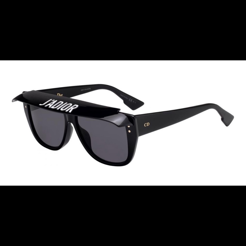 Black Diorclub2 - 807ir "J'adior" Detachable Visor Sunglasses